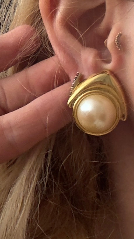 Pearl Statement Earrings