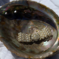 Handmade Pearl Bracelet with Floral Clasp