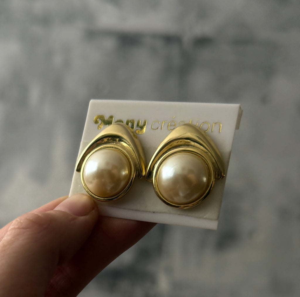 Pearl Statement Earrings