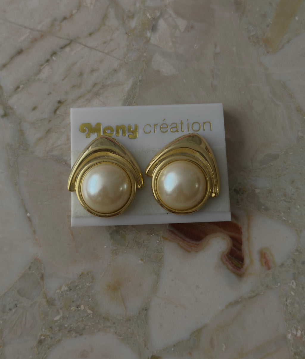 Pearl Statement Earrings