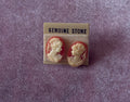 Genuine Stone Cameo Stud Earrings