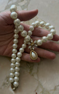 Vintage Faux Pearl Statement Necklace