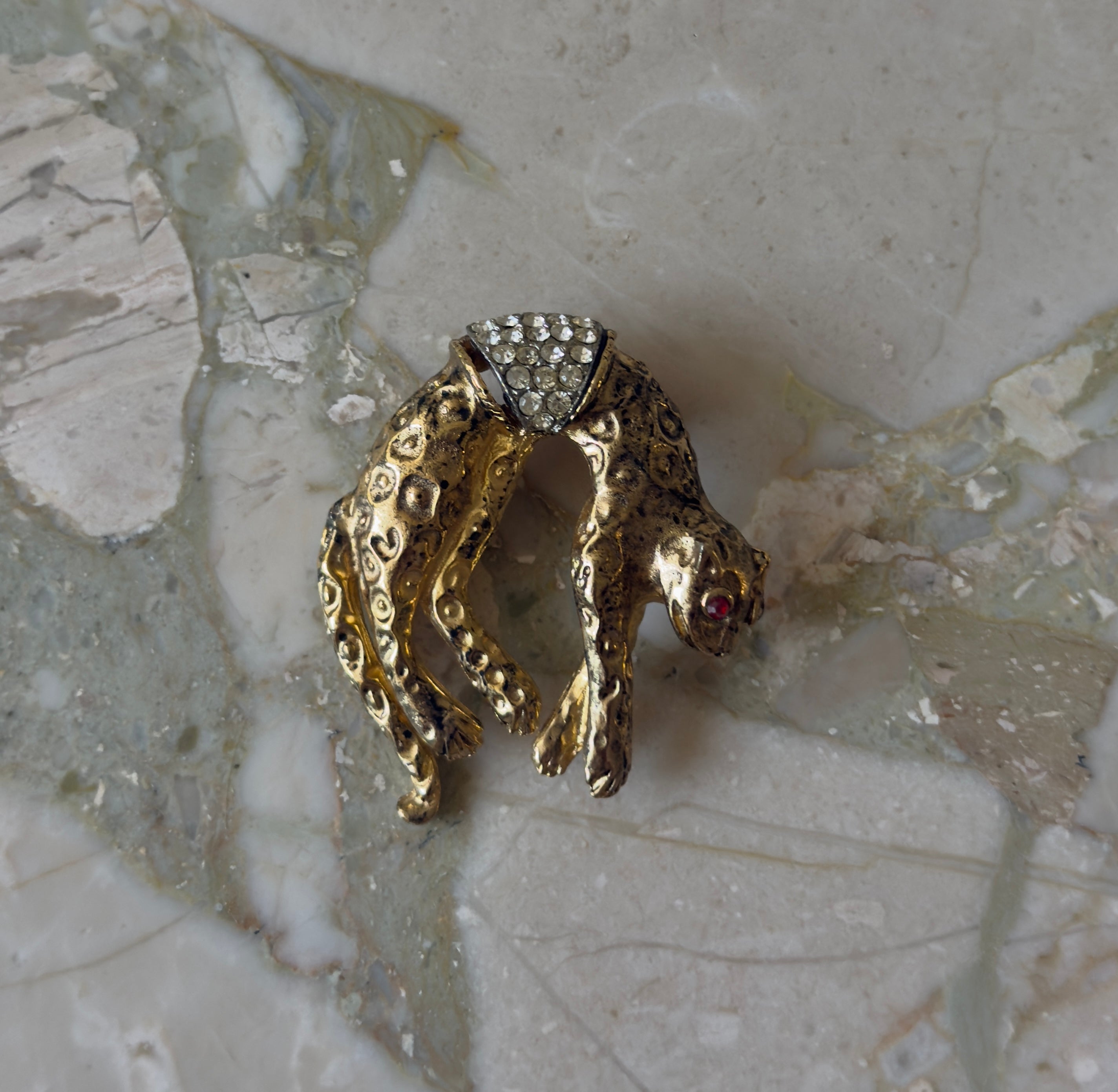 Vintage Leopard Brooch