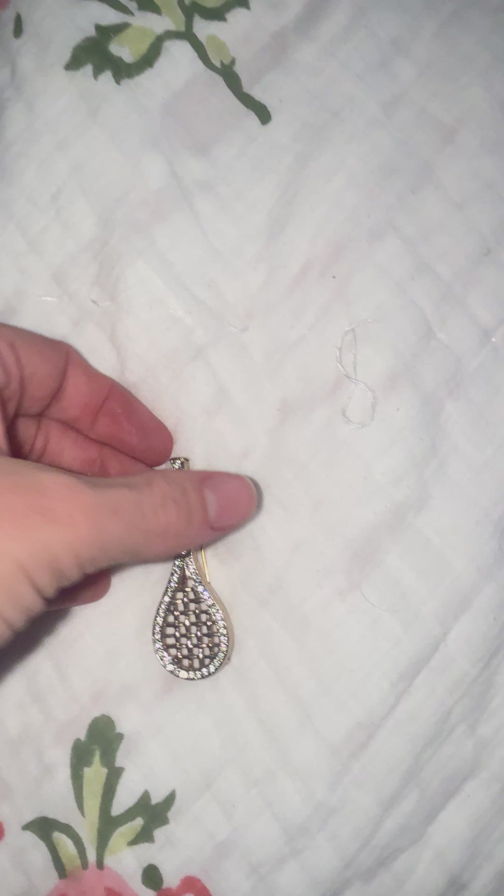 Tennis Racket Brooch